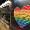 See The MTA's New Pride Logo On The 1 Train (And Get Your WorldPride MetroCard While Supplies Last)